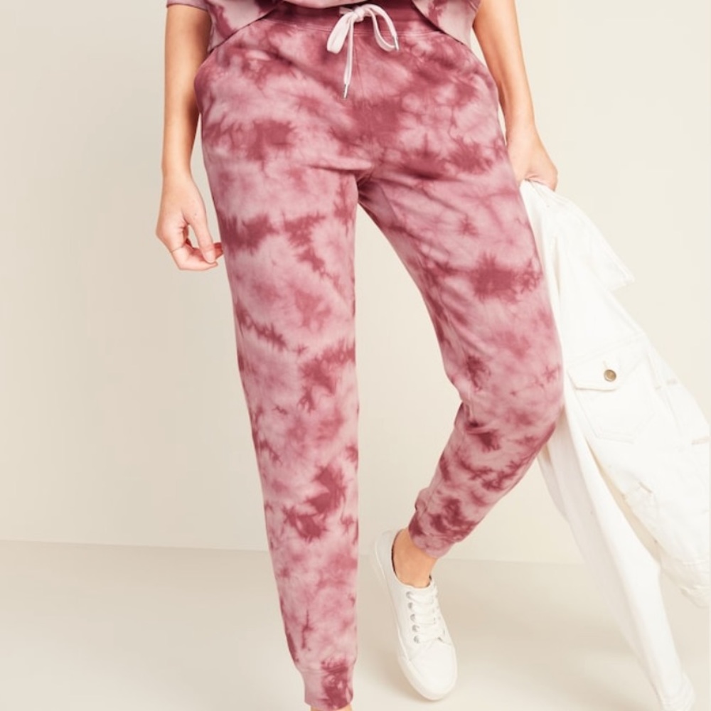 Tie dye old navy sweatpants